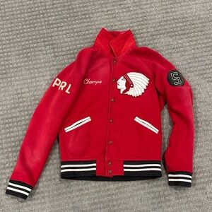 Ralph Lauren Polo Indian Varsity Jacket